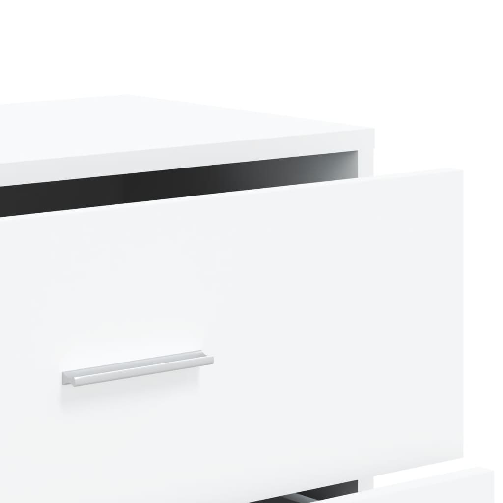 Credenze 2 pz Bianche 60x31x84 cm in Legno Multistrato - homemem39