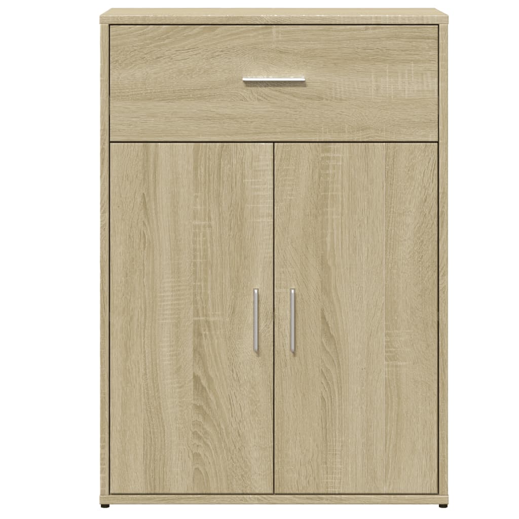 Credenze 2 pz Rovere Sonoma 60x30x84 cm in Legno Multistrato - homemem39