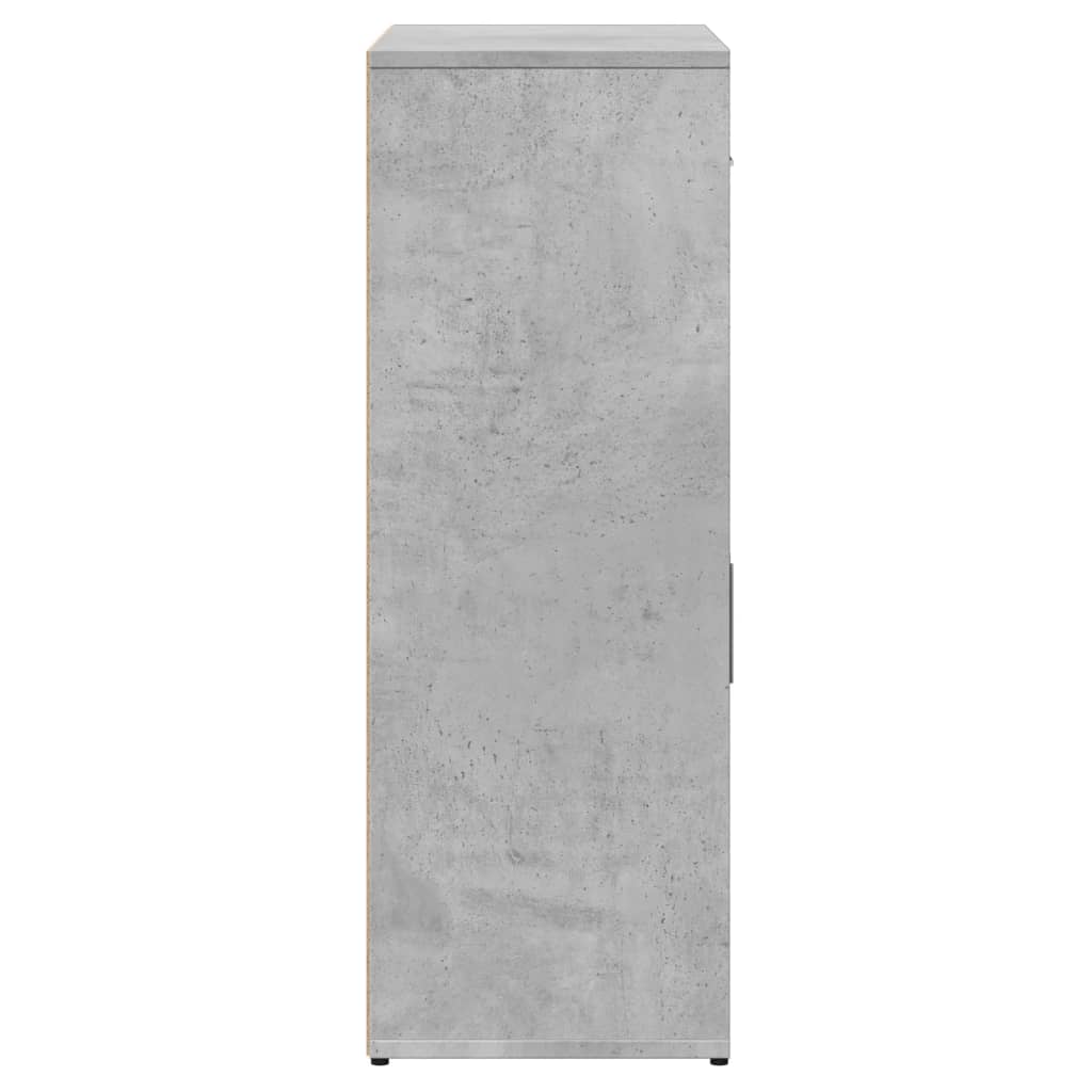 Credenze 2 pz Grigio Cemento 60x30x84 cm in Legno Multistrato