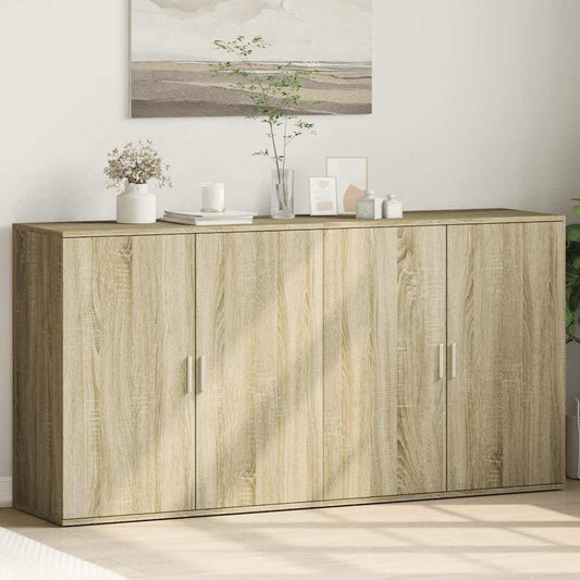 Credenze 2 pz Rovere Sonoma 79x38x80 cm in Legno Multistrato | homemem39