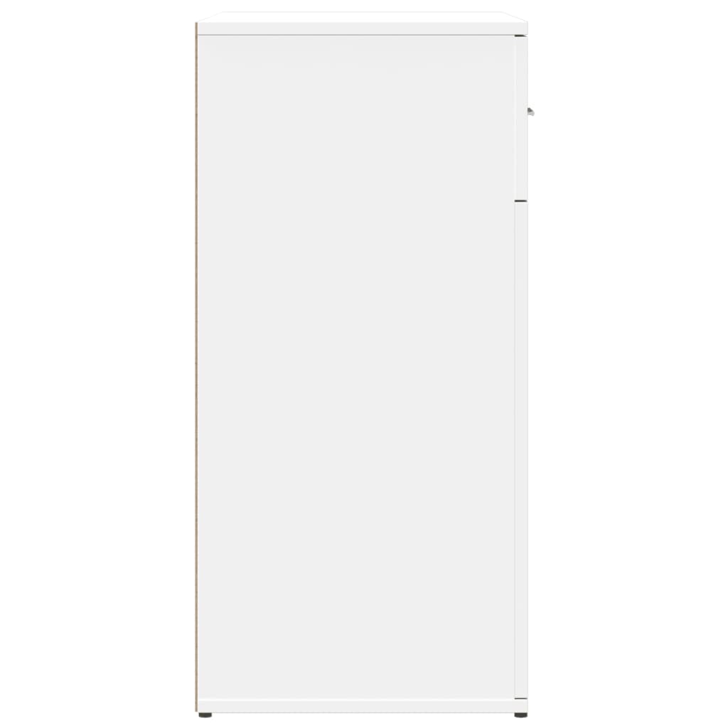 Credenze 2 pz Bianche 79x38x80 cm in Legno Multistrato - homemem39