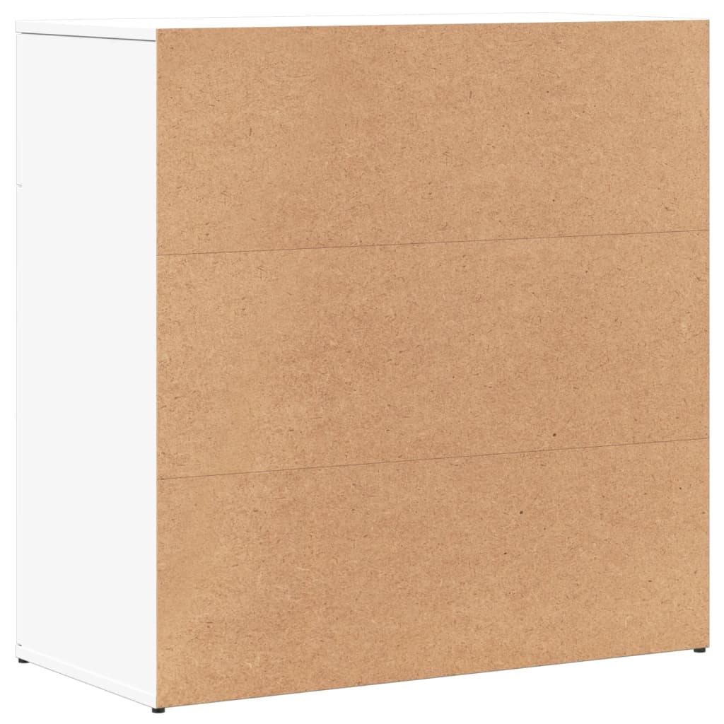 Credenze 2 pz Bianche 79x38x80 cm in Legno Multistrato - homemem39