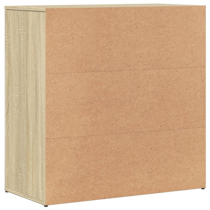 Credenze 2 pz Rovere Sonoma 79x38x80 cm in Legno Multistrato - homemem39