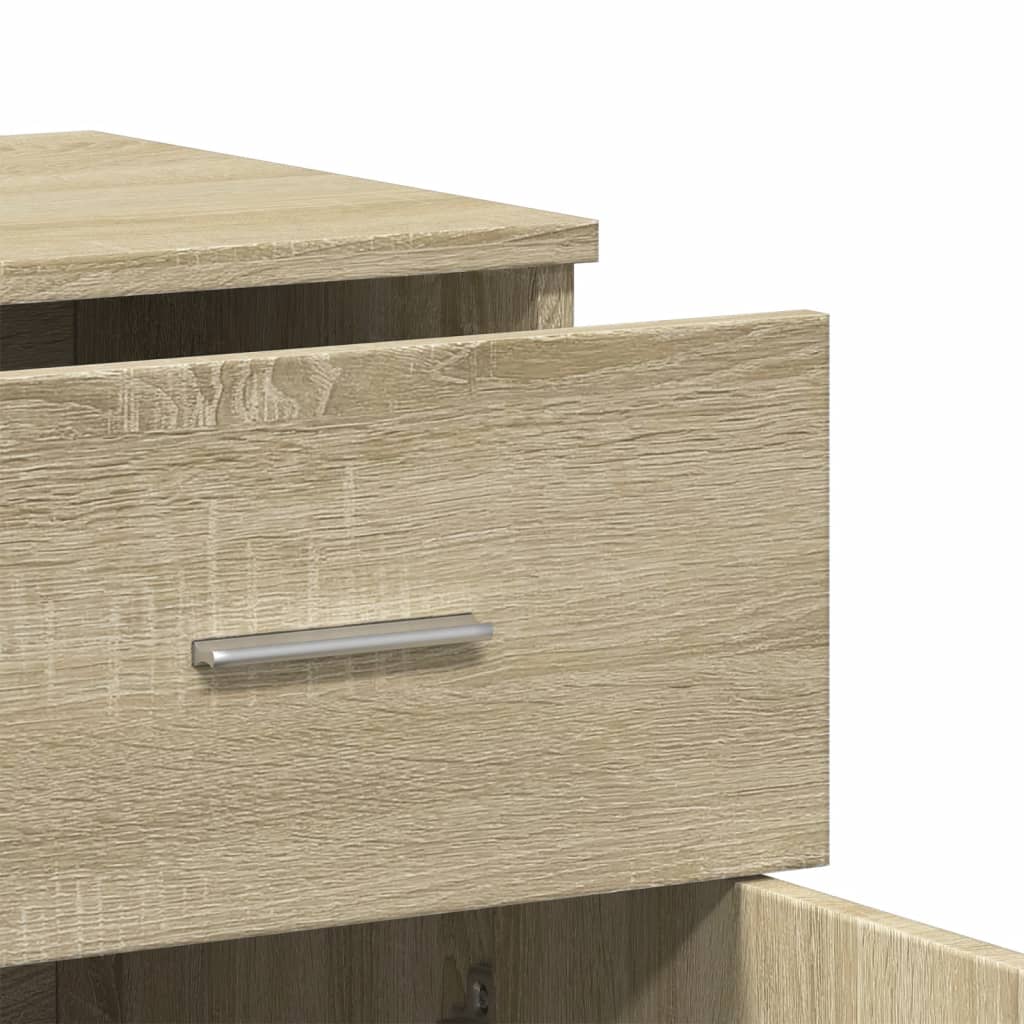 Credenze 2 pz Rovere Sonoma 79x38x80 cm in Legno Multistrato - homemem39