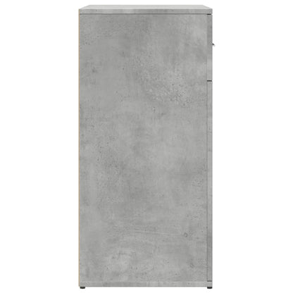 Credenze 2 pz Grigio Cemento 79x38x80 cm in Legno Multistrato - homemem39