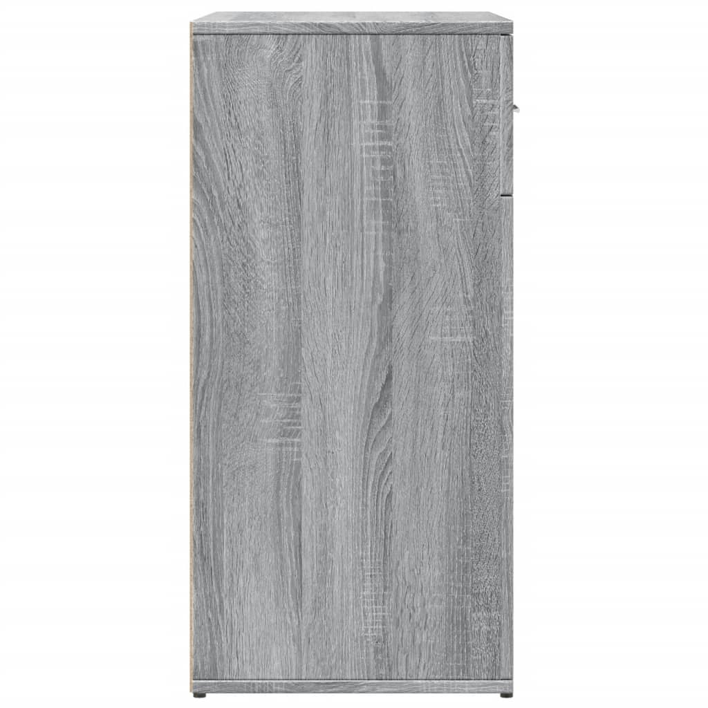 Credenze 2 pz Grigio Sonoma 79x38x80 cm in Legno Multistrato - homemem39