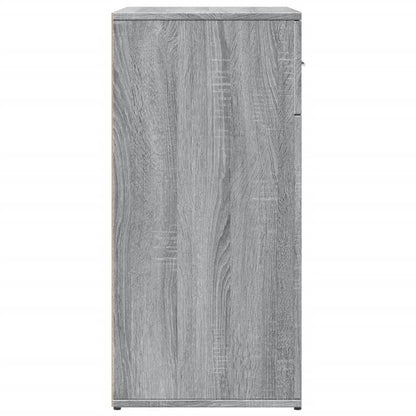 Credenze 2 pz Grigio Sonoma 79x38x80 cm in Legno Multistrato - homemem39