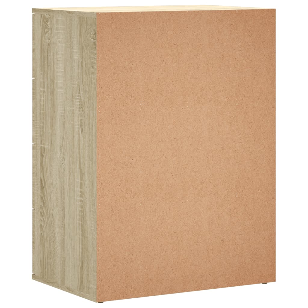 Credenze 2 pz Rovere Sonoma 60x39x80 cm in Legno Multistrato - homemem39