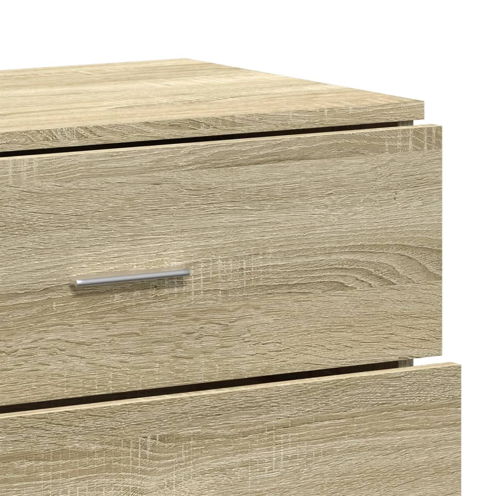 Credenze 2 pz Rovere Sonoma 60x39x80 cm in Legno Multistrato - homemem39