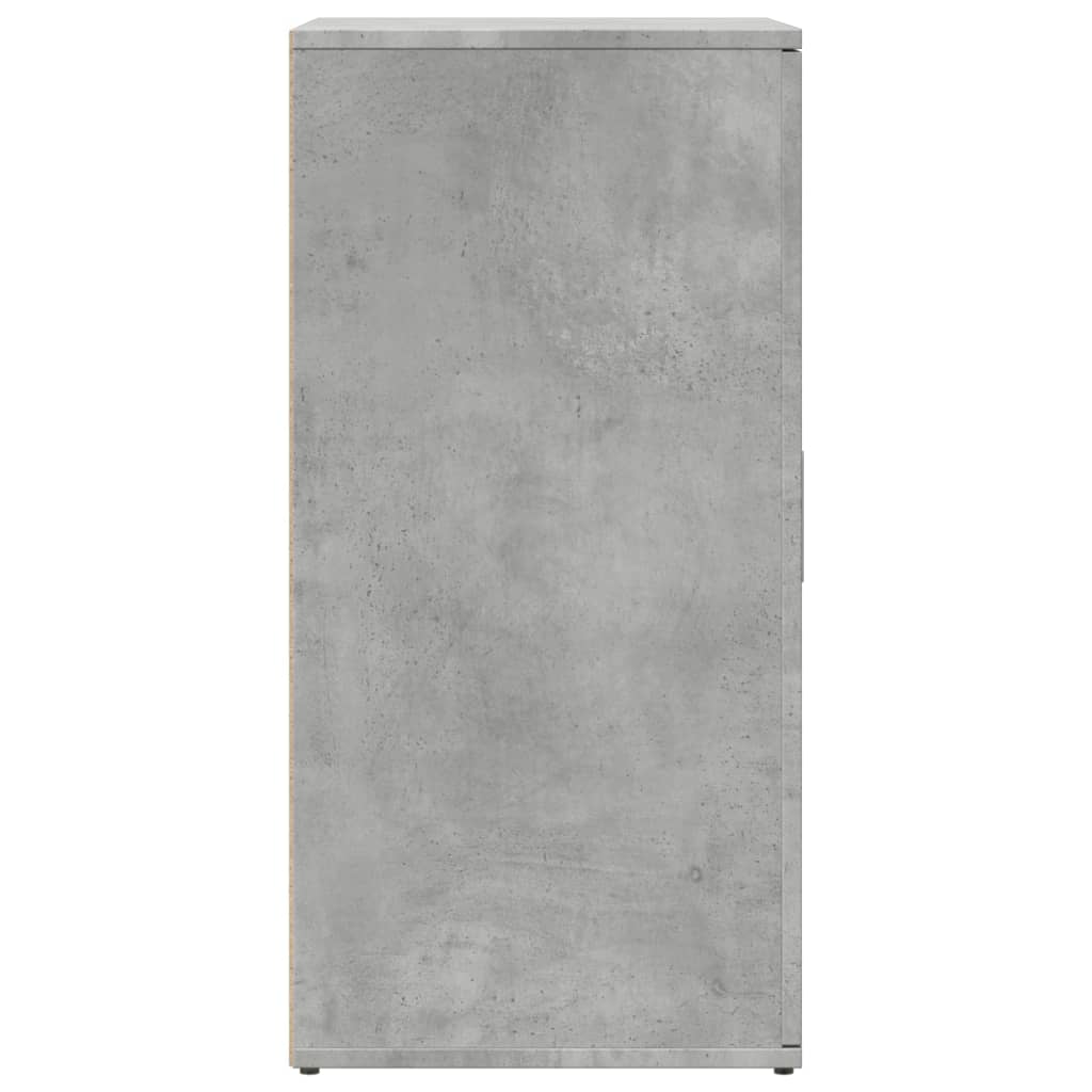 Credenze 2 pz Grigio Cemento 59x39x80 cm in Legno Multistrato