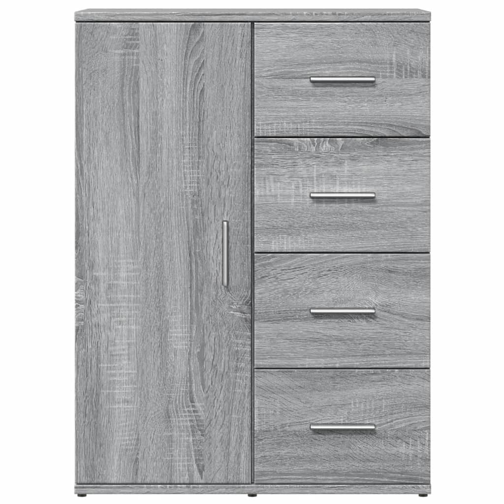 Credenze 2 pz Grigio Sonoma 59x39x80 cm in Legno Multistrato - homemem39