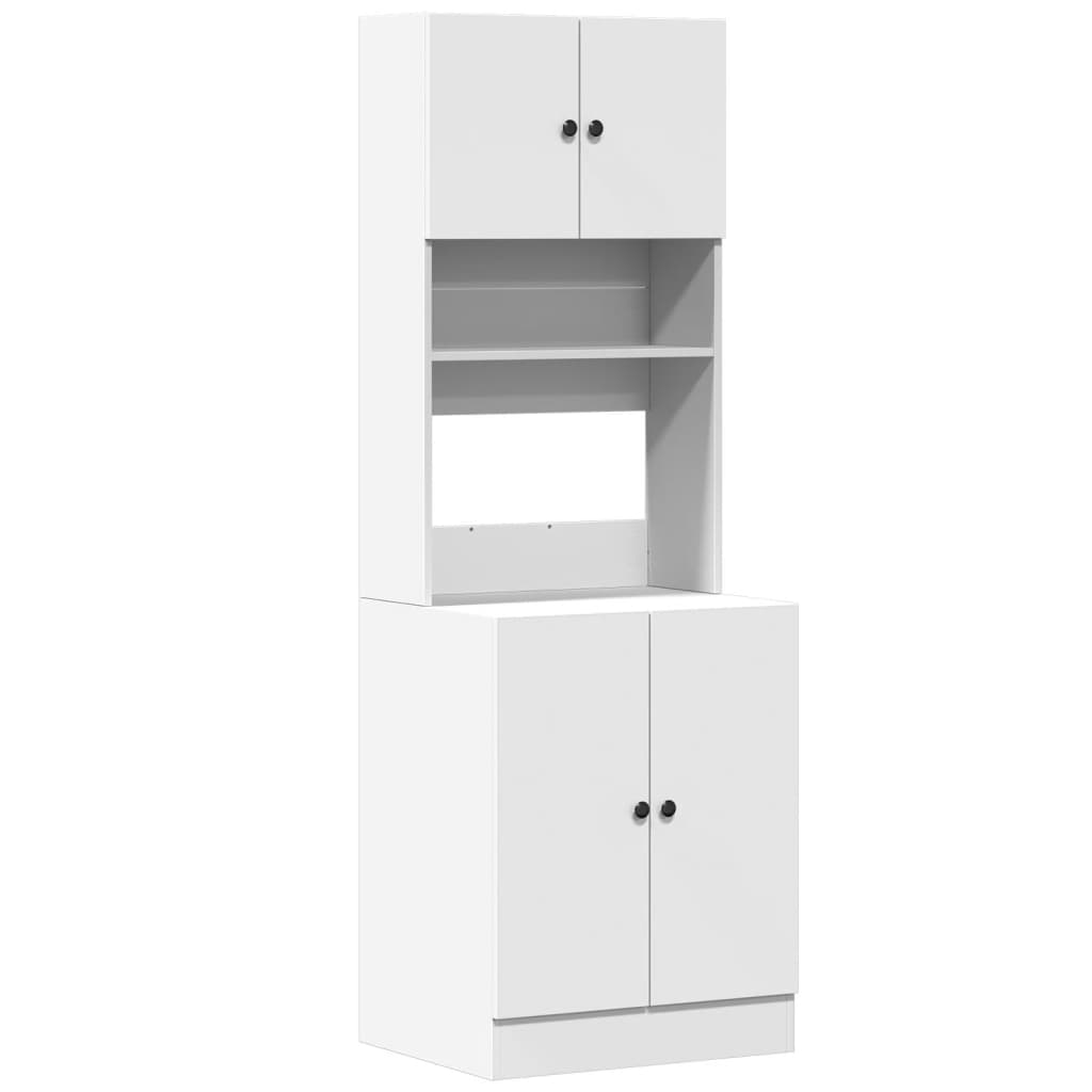 Mobile da Cucina Bianco 60x50x180 cm Legno Multistrato - homemem39