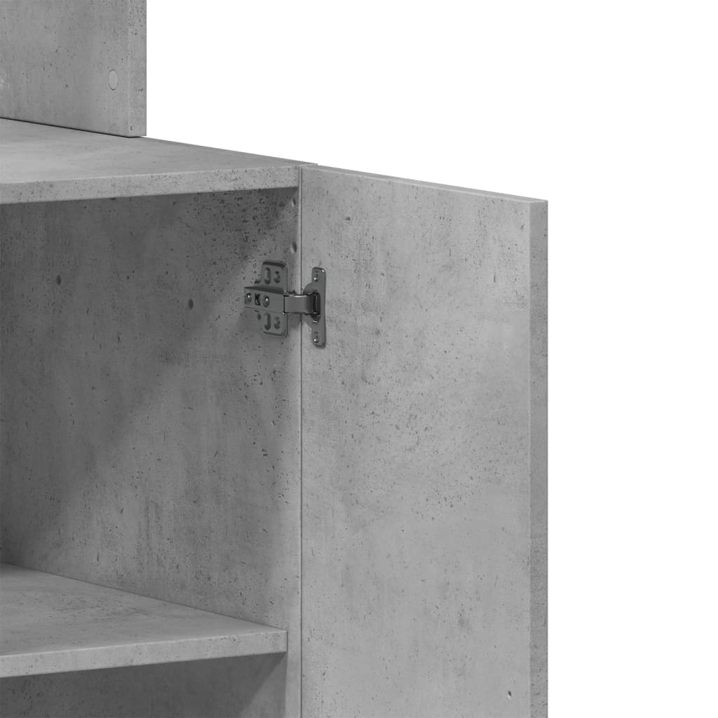 Mobile da Cucina Grigio 60x50x180 cm in Legno Multistrato - homemem39