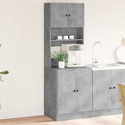 Mobile da Cucina Grigio 60x50x180 cm in Legno Multistrato - homemem39