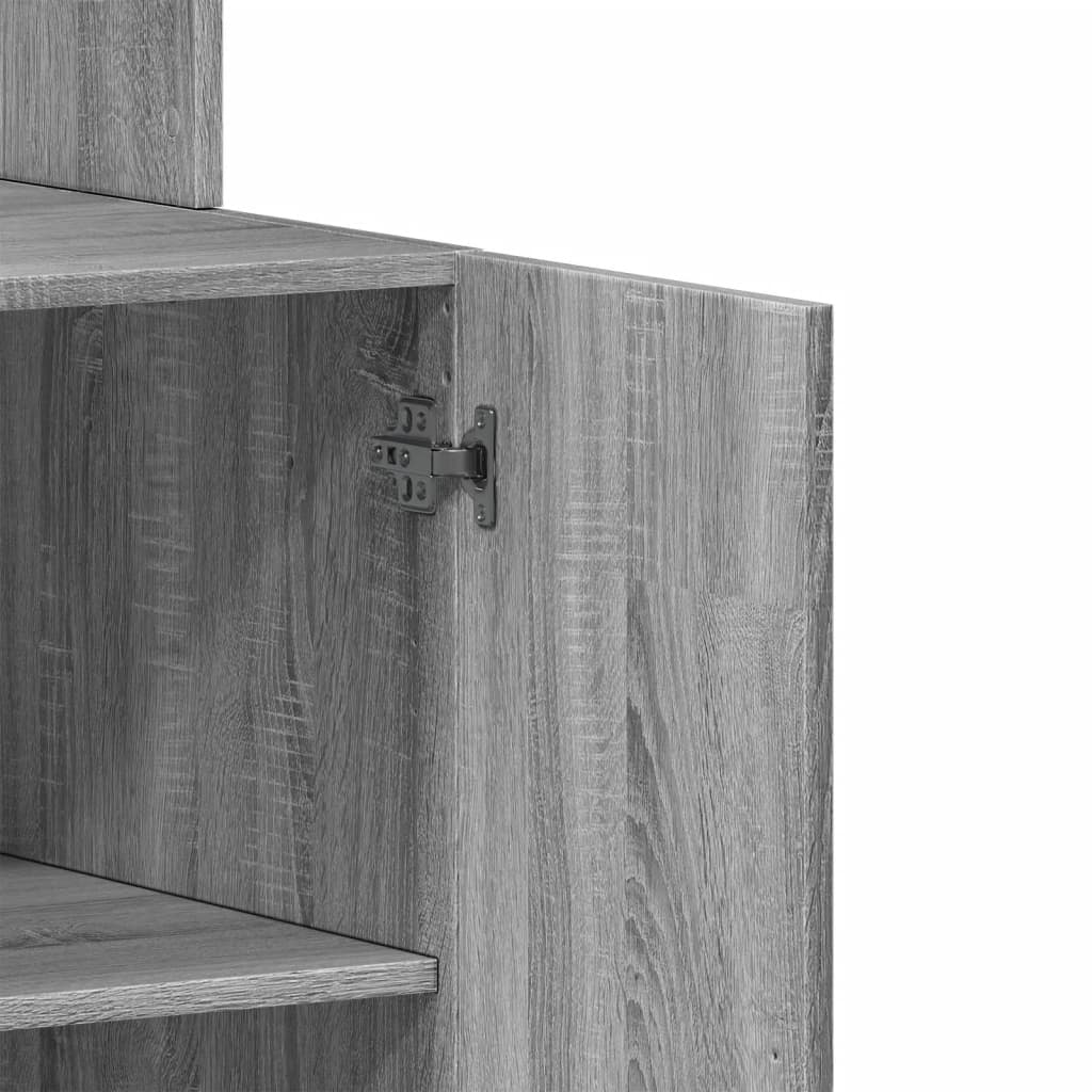 Mobile da Cucina Grigio Sonoma 60x50x180cm in Legno Multistrato - homemem39