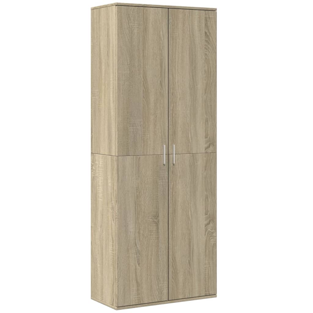 Credenza Rovere Sonoma 70x35x180 cm in Legno Multistrato | homemem39