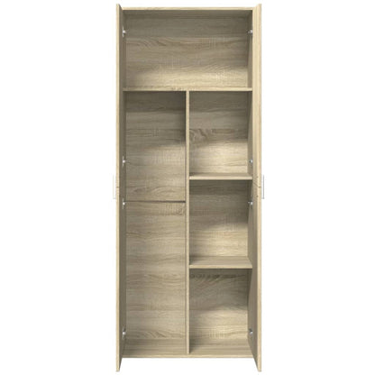 Credenza Rovere Sonoma 70x35x180 cm in Legno Multistrato | homemem39