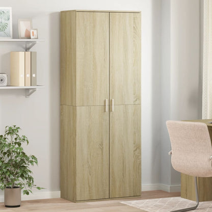 Credenza Rovere Sonoma 70x35x180 cm in Legno Multistrato | homemem39