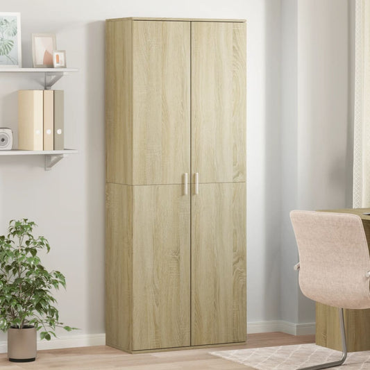 Credenza Rovere Sonoma 70x35x180 cm in Legno Multistrato | homemem39