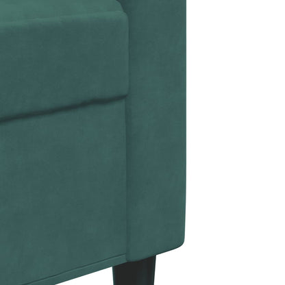 Poltrona Verde Scuro 60 cm Velluto | homemem39