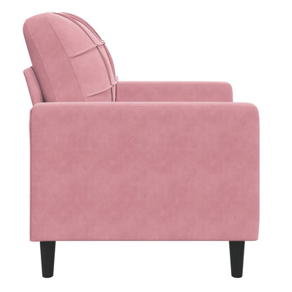 Poltrona Rosa 60 cm Velluto | homemem39