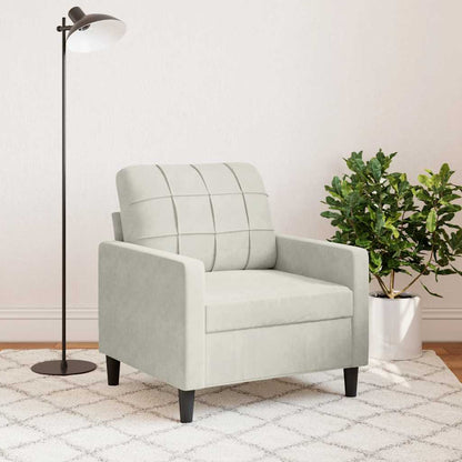 Poltrona Crema 60 cm Velluto