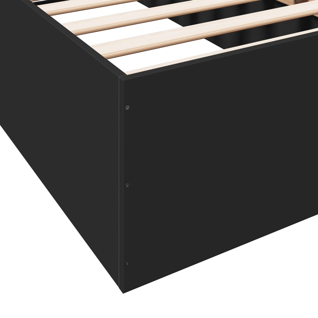 Giroletto Nero 75x190 cm in Legno Multistrato | homemem39