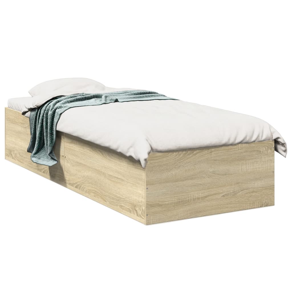 Giroletto senza Materasso Rovere Sonoma 75x190 cm in Truciolato | homemem39