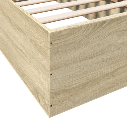 Giroletto senza Materasso Rovere Sonoma 75x190 cm in Truciolato