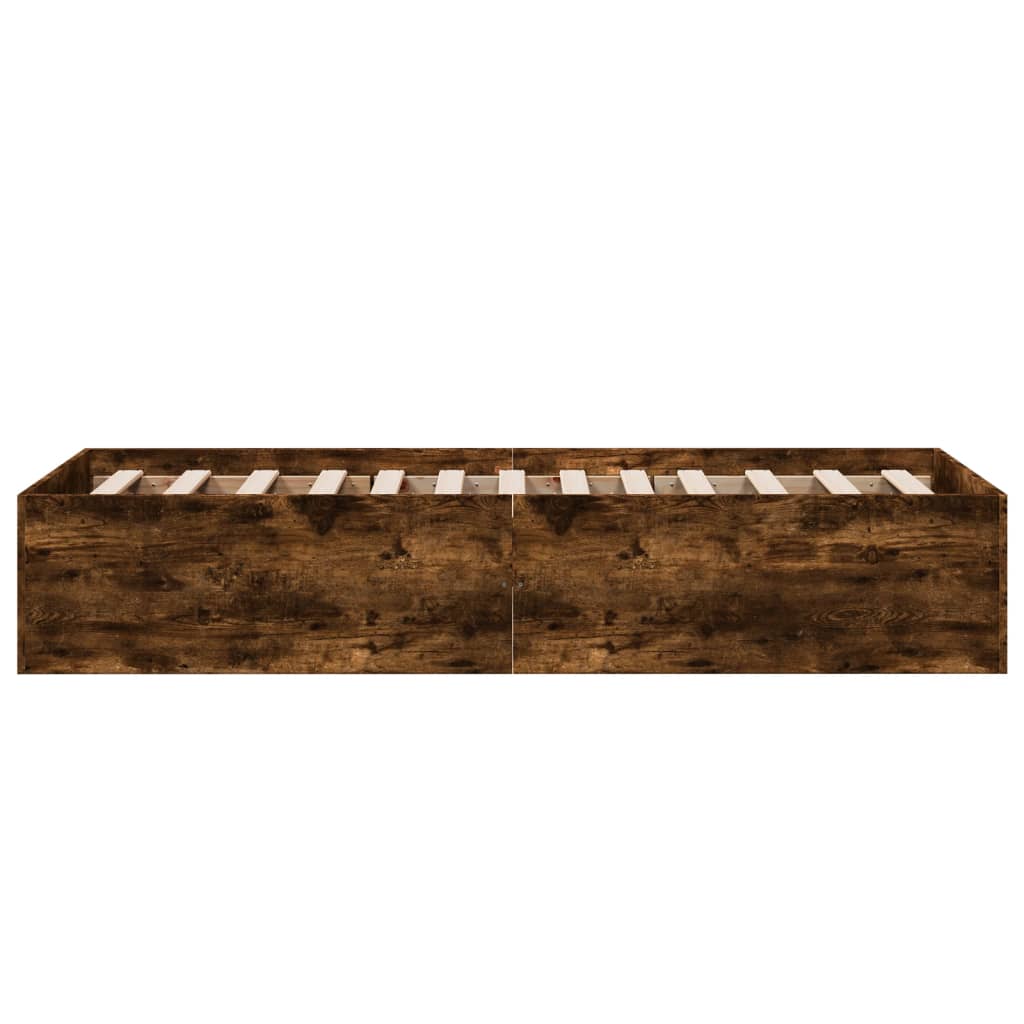Giroletto senza Materasso Rovere Fumo 75x190 cm in Truciolato
