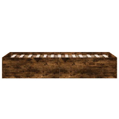 Giroletto senza Materasso Rovere Fumo 75x190 cm in Truciolato