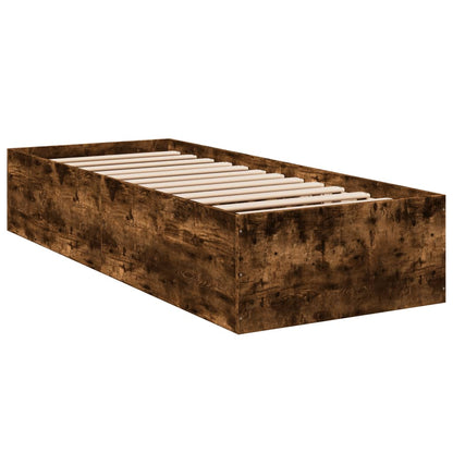 Giroletto senza Materasso Rovere Fumo 75x190 cm in Truciolato