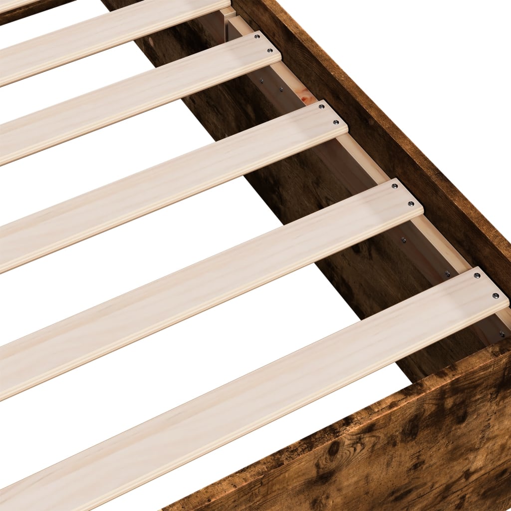Giroletto senza Materasso Rovere Fumo 75x190 cm in Truciolato