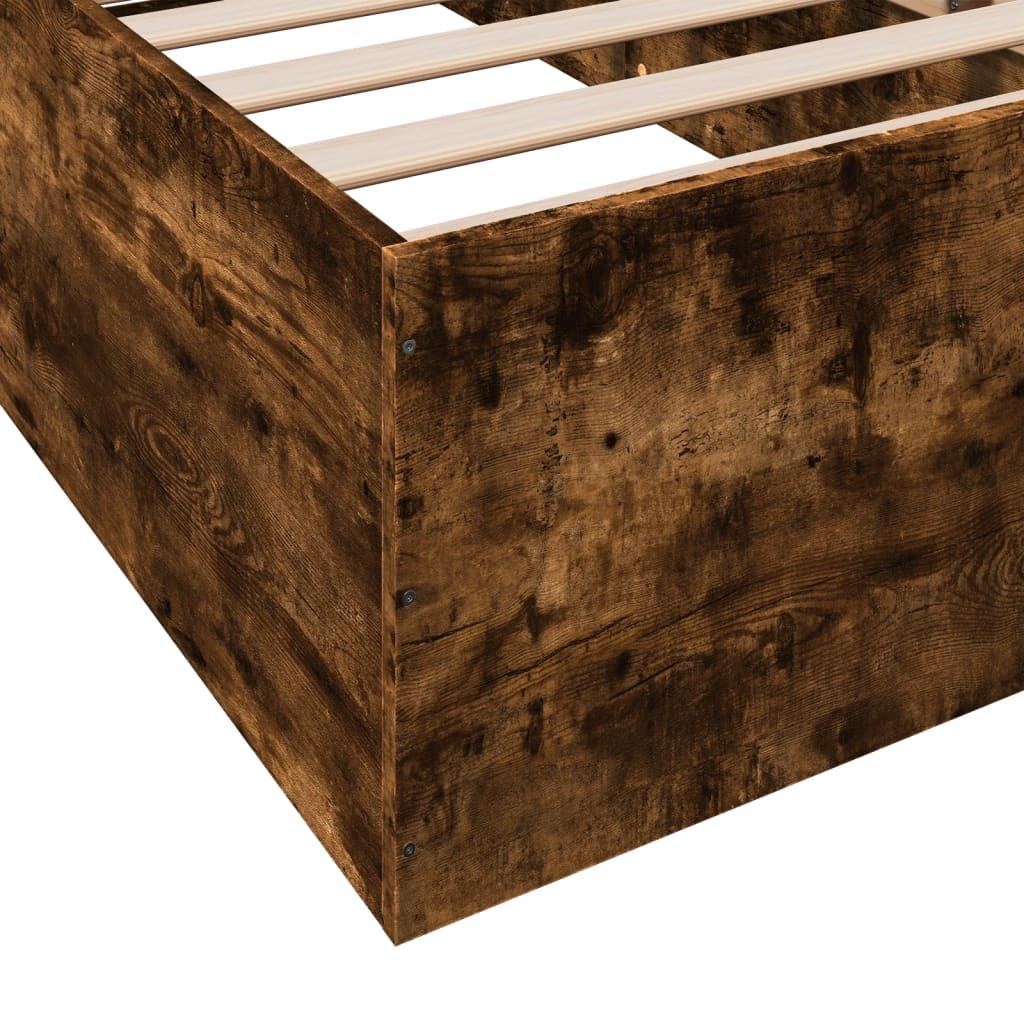 Giroletto senza Materasso Rovere Fumo 75x190 cm in Truciolato