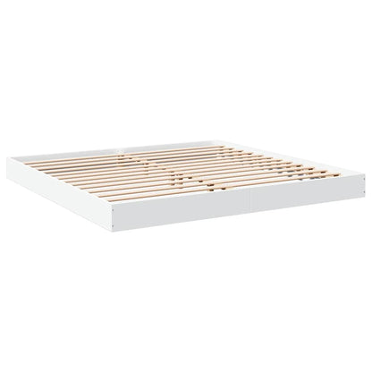 Giroletto senza Materasso Bianco 180x200 cm Legno Multistrato | homemem39