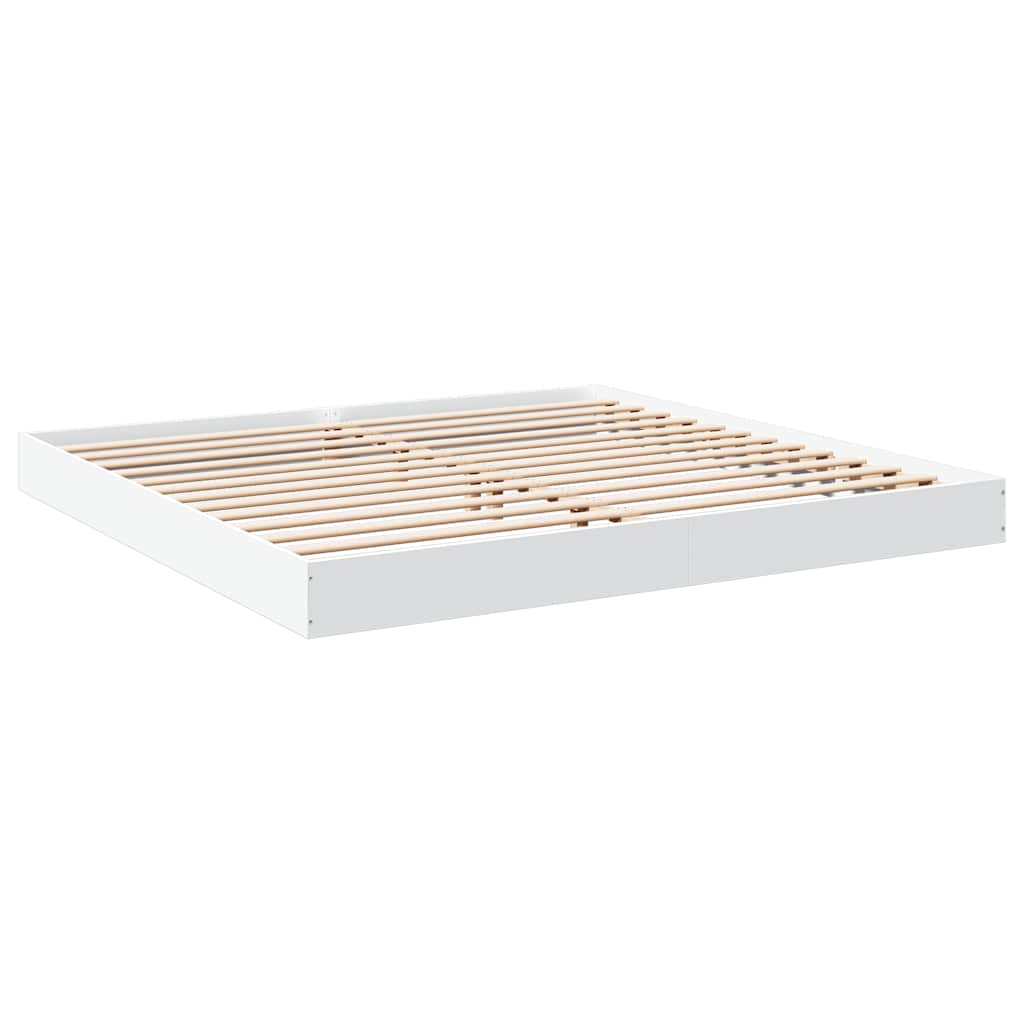 Giroletto senza Materasso Bianco 180x200 cm Legno Multistrato | homemem39