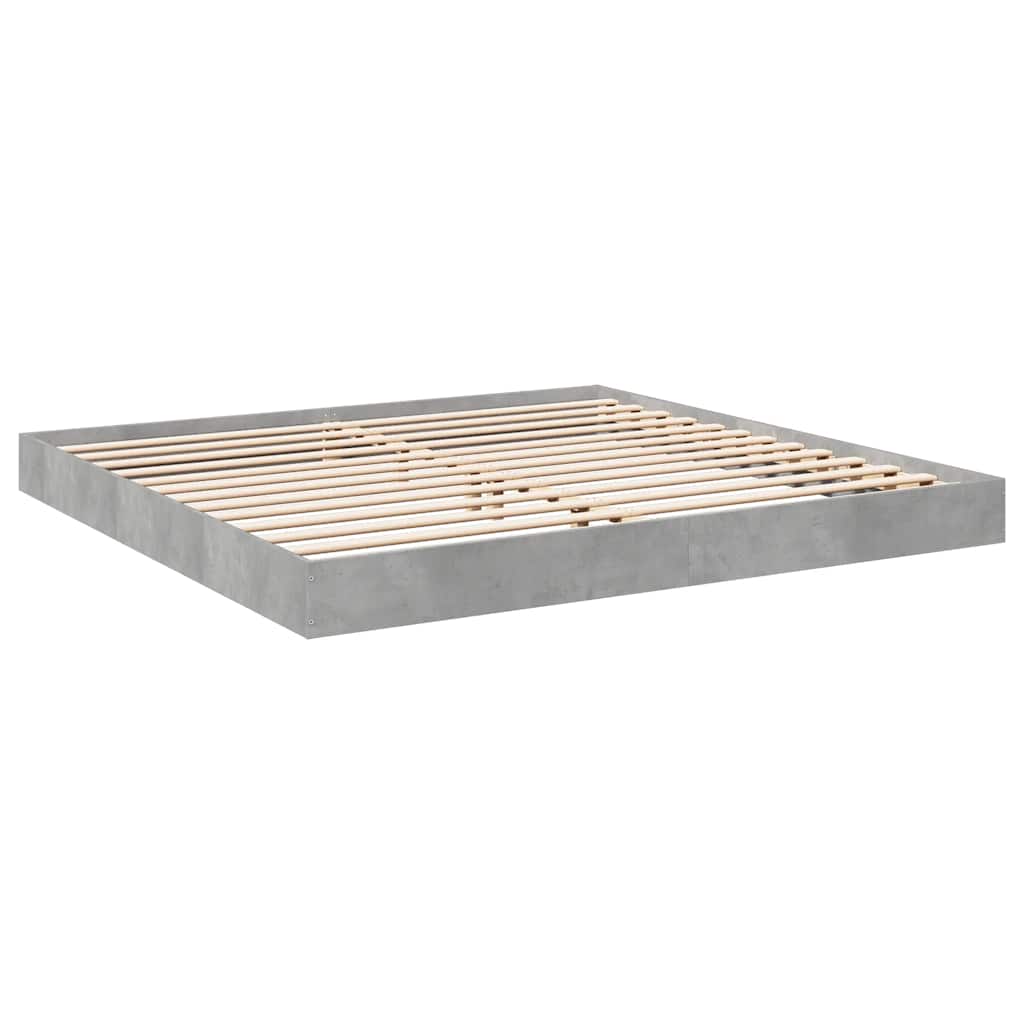 Giroletto Grigio Cemento 180x200 cm in Legno Multistrato | homemem39