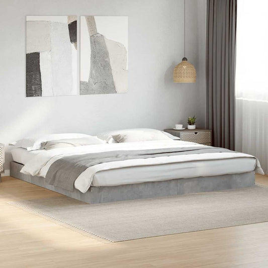 Giroletto Grigio Cemento 180x200 cm in Legno Multistrato | homemem39