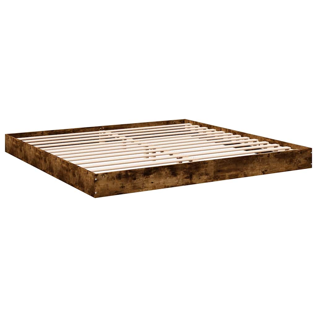 Giroletto senza Materasso Rovere Fumo 180x200 cm in Truciolato | homemem39
