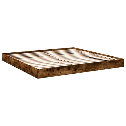 Giroletto senza Materasso Rovere Fumo 180x200 cm in Truciolato | homemem39