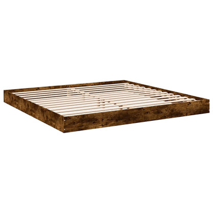 Giroletto senza Materasso Rovere Fumo 180x200 cm in Truciolato | homemem39