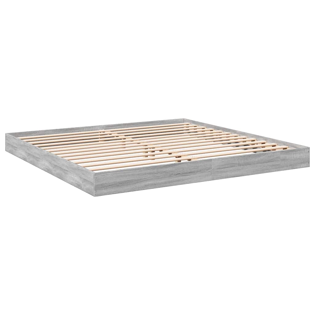 Giroletto senza Materasso Grigio Sonoma 180x200 cm Truciolato | homemem39