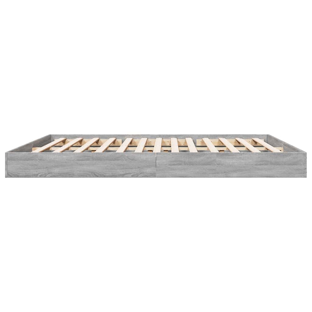 Giroletto senza Materasso Grigio Sonoma 180x200 cm Truciolato | homemem39