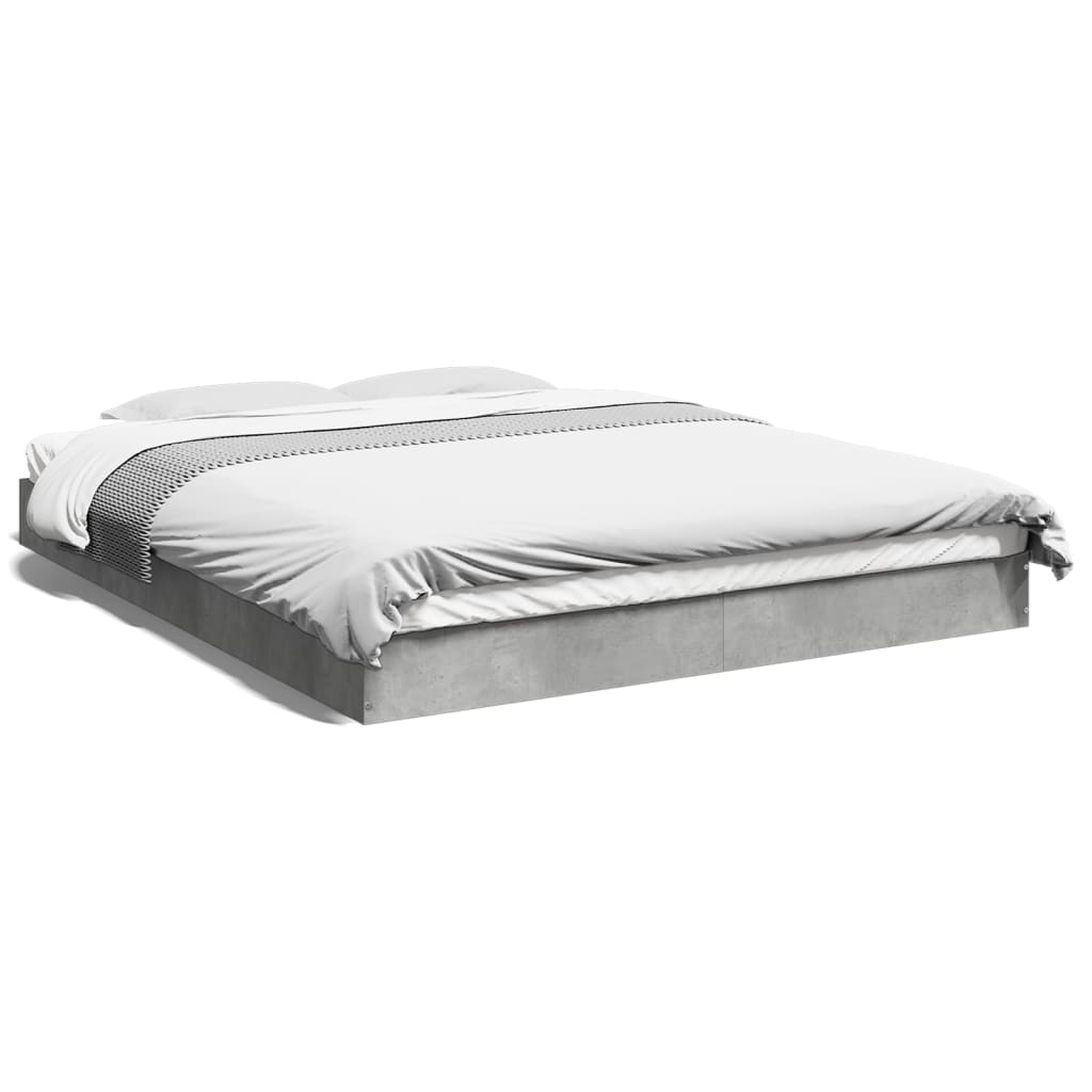 Giroletto Grigio Cemento 160x200 cm in Legno Multistrato | homemem39