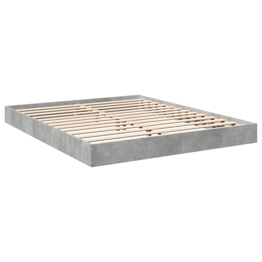 Giroletto Grigio Cemento 160x200 cm in Legno Multistrato | homemem39