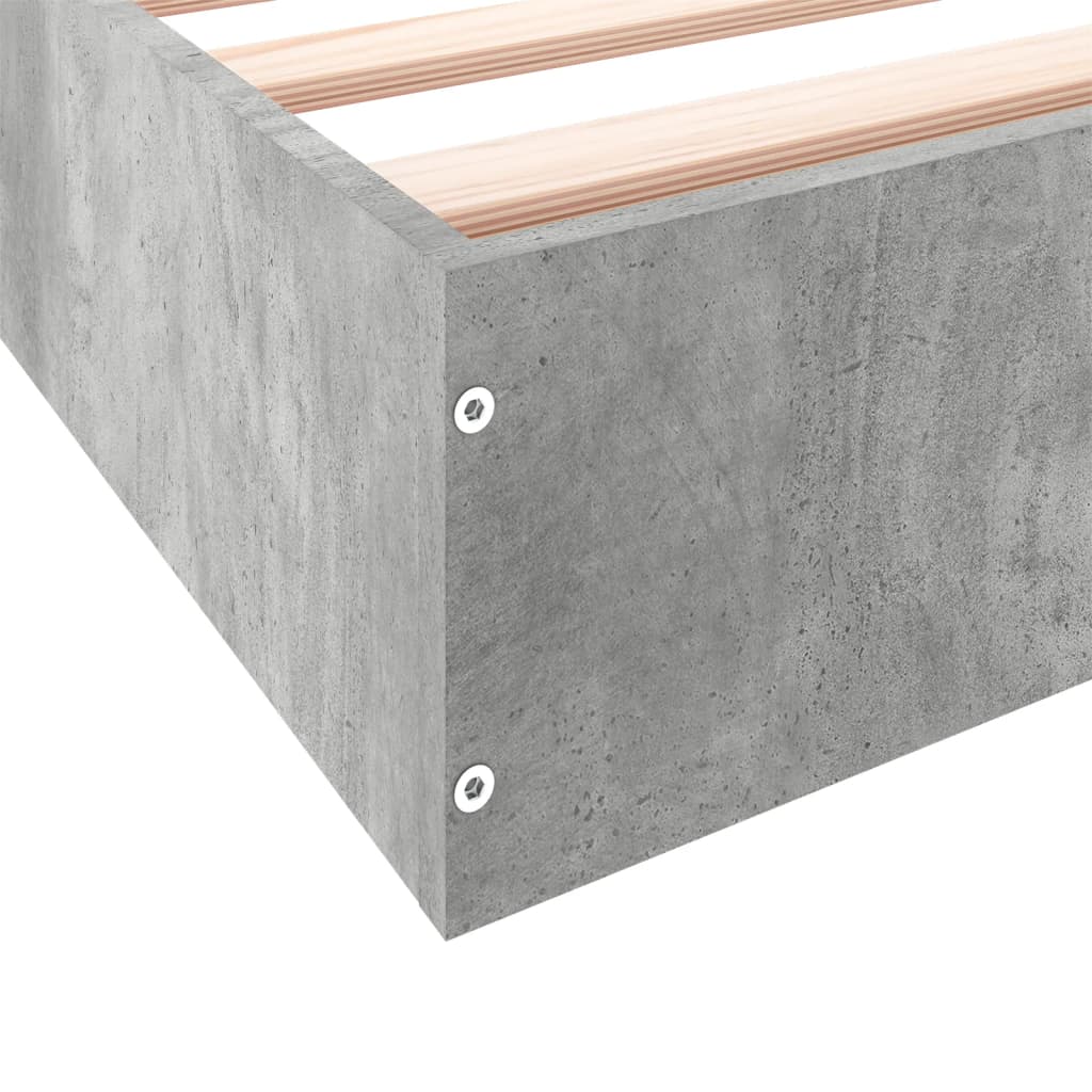 Giroletto Grigio Cemento 160x200 cm in Legno Multistrato | homemem39