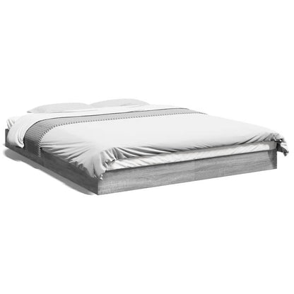 Giroletto senza Materasso Grigio Sonoma 160x200 cm Truciolato | homemem39