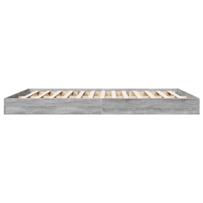 Giroletto senza Materasso Grigio Sonoma 160x200 cm Truciolato | homemem39