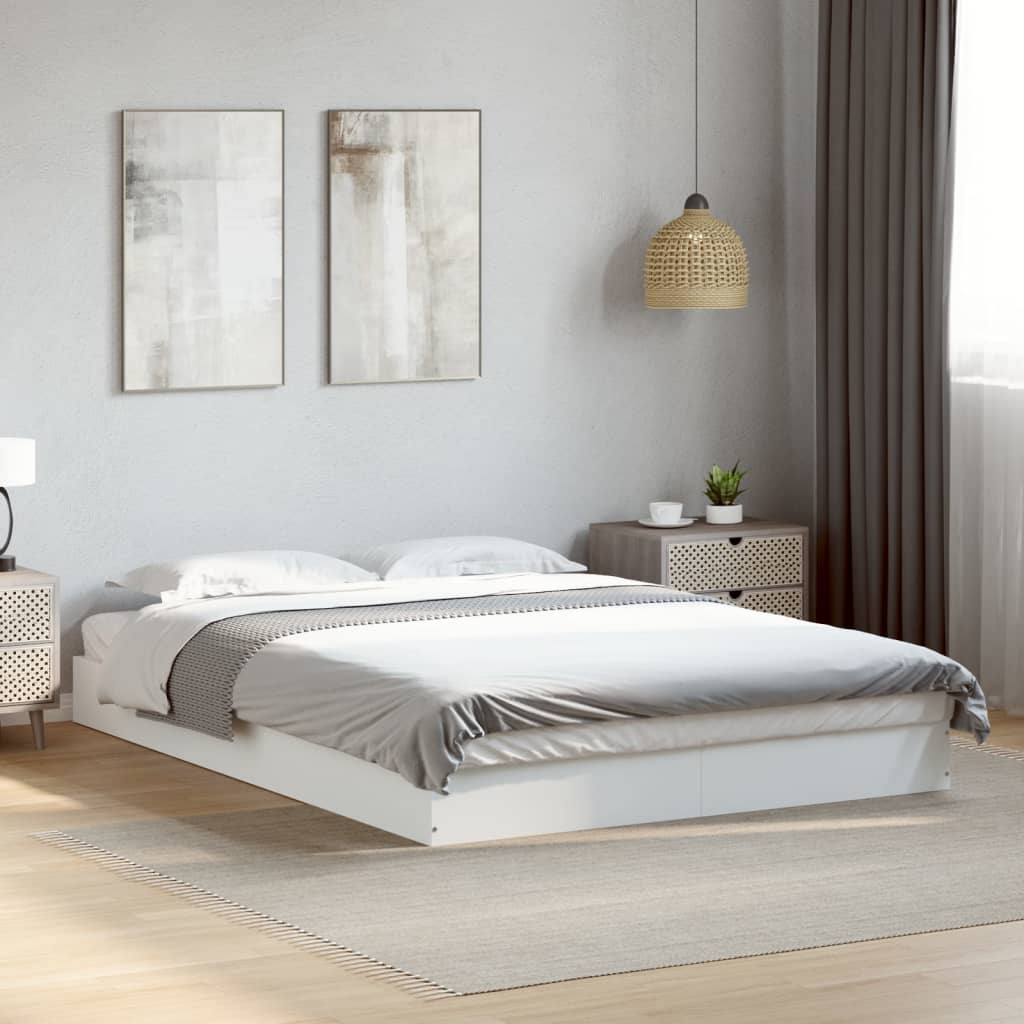 Giroletto Bianco 140x200 cm in Legno Multistrato | homemem39