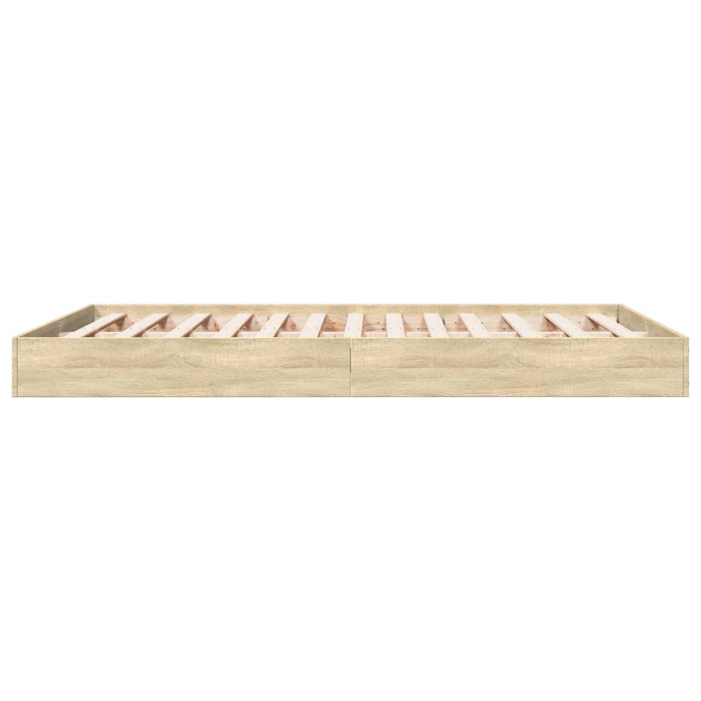 Giroletto senza Materasso Rovere Sonoma 140x200cm in Truciolato | homemem39